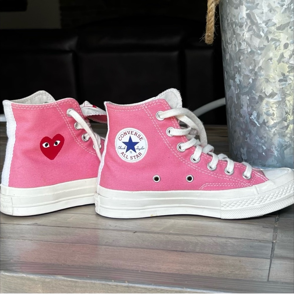 Comme De Garçon Pink Converse